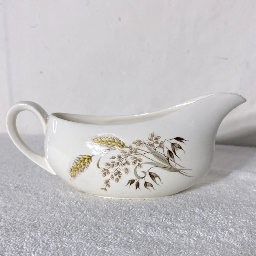 Vintage Sunblest By Ridgeway Staffordshire Ceramic Gravy Boat